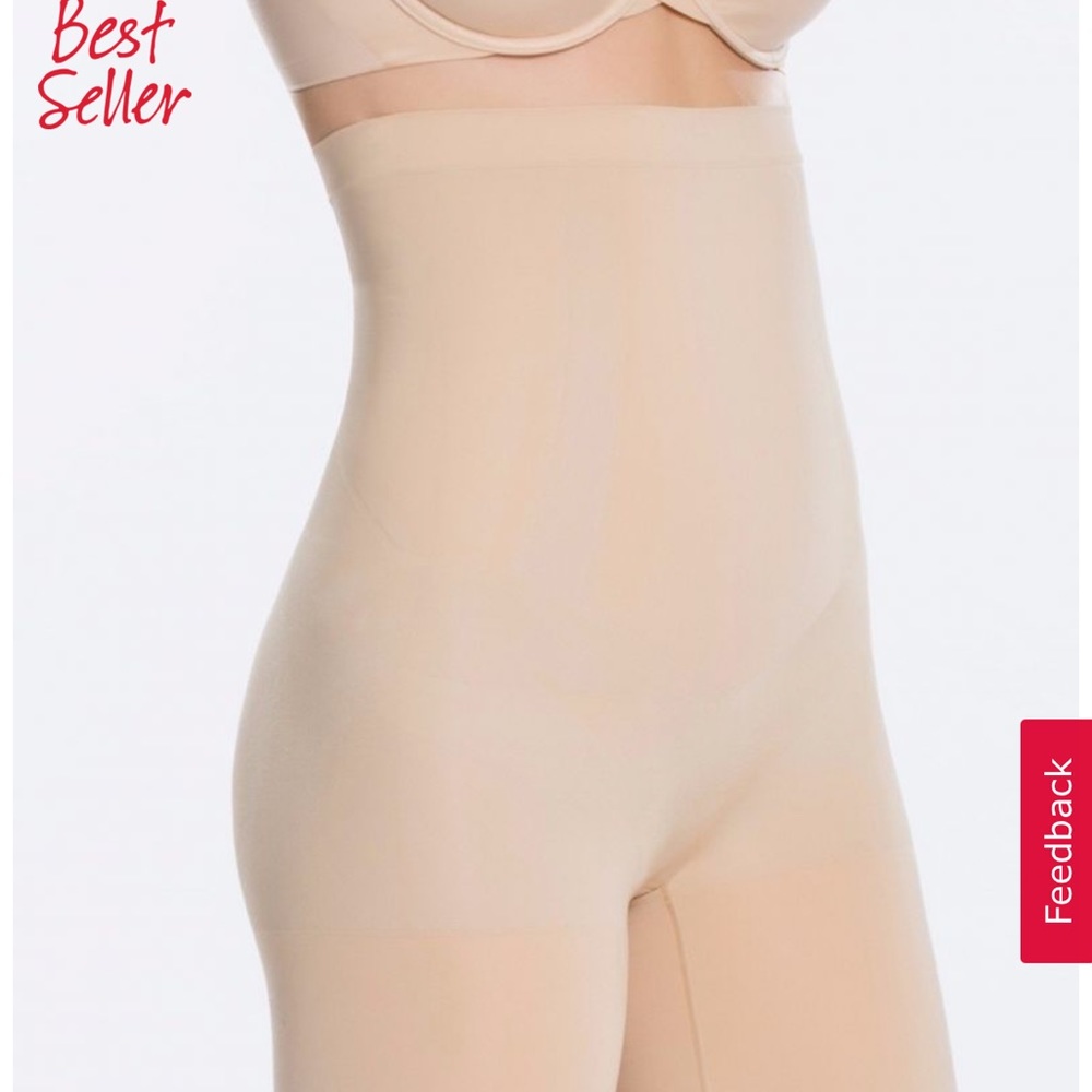 SPANX OnCore High-Waisted Mid-Thigh Short
